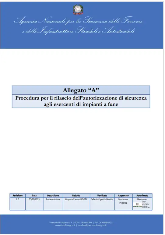 Decreto ANSIFA n. 0000260 del 17 dicembre 2025